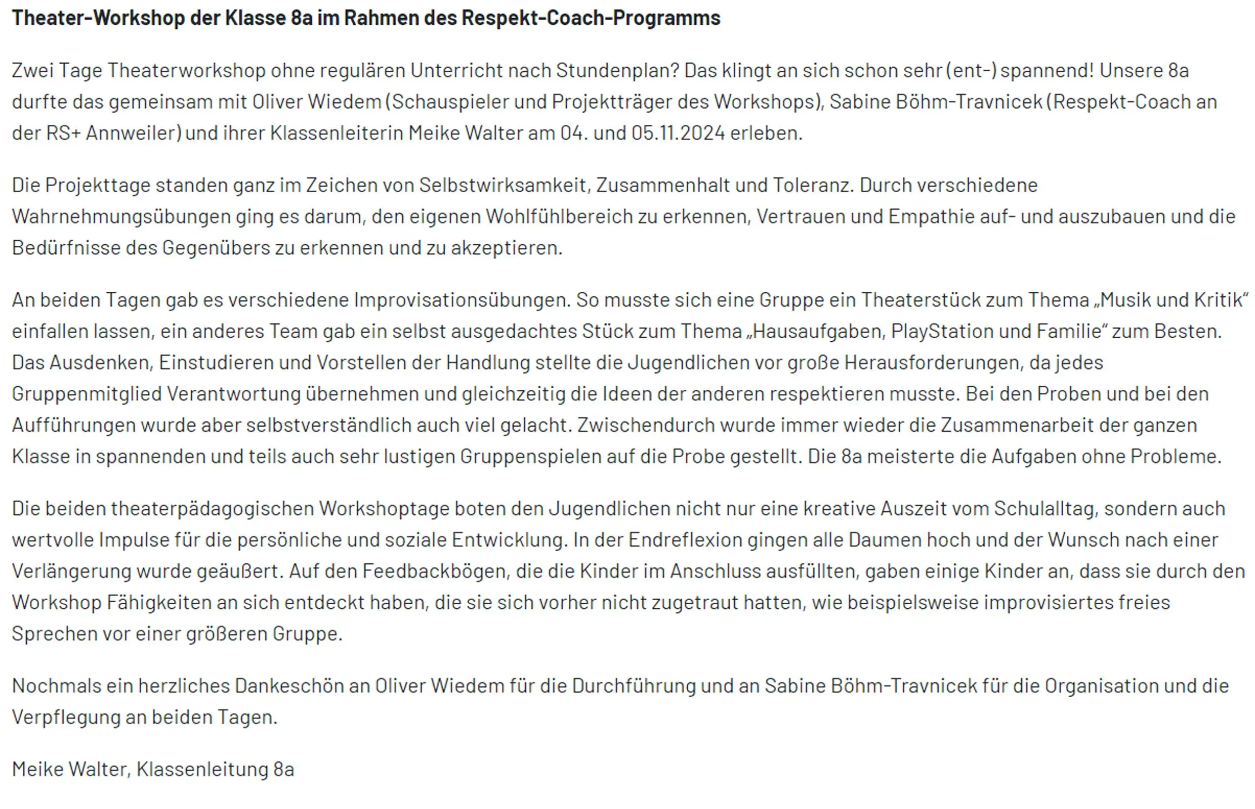 Vorschau des Artikels der Realschule Plus Annweiler