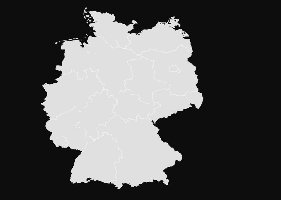 Deutschlandkarte mit Workshop-Standorten